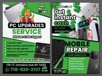 i Phone 13 12,13,14 pro max front + back glass repair …Same day -17 Jamaica ave