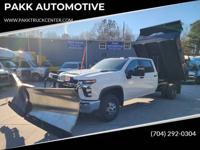 2022 Chevrolet Silverado 3500 4x4 Dump Truck Fisher Snow Plow Package - Image 2