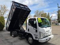 2012 ISUZU NRR W5500HD DIESEL 14FT. DUMP BED+LIFT+TARP TRUCK***SALE*** PORTLAND OREGON
