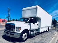 2019 FORD F650 FREIGHTLINER 28' HIGHCUBE MOVING BOX TRUCK LIFTGATE GARDENA/ LOS ANGELES DELIVERY - Image 4