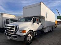 2015 FORD F650 CREW CAB 26' 5 TON GRIP MOVING BOX TRUCK 90K LIFTGATE GARDENA - Image 4
