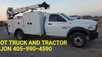 2018 Dodge Ram 5500 7500lb Crane Miller Enpak Mechanics Service Truck S Manning Rd El Reno, Ok / N.E.Corner of I-40 & Manning