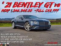 ▼2021 BENTLEY CONTINENTAL GT MULLINER V8 *FULL CAR PPF* *542HP- MINT! San Luis Obispo