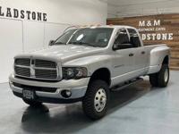 2004 Dodge Ram 3500 SLT 4X4 5.9L DIESEL DUALLY / 98K MILES 3500 + MM Investment Cars-Gladstone / WE SHIP NATIONWIDE