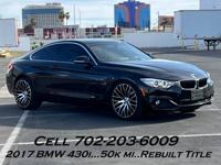 2017 BMW 430i Coupe...50k miles....gas saver 34 mpg...twin turbo 4 cyl Las Vegas - Image 8