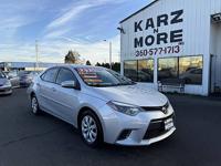 2016 Toyota Corolla LE 4dr 4 Cyl Auto 86K PW PDL Air Great MPG/Clean Ti olympia / thurston