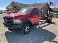 2013 RAM 5500 REG CAB AND CHASSIS DIESEL 120IN CAB TO AXLE *97K MILES* NOBLE