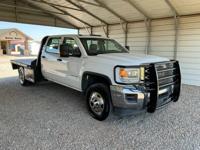 2016 GMC K3500 CREW CAB GAS 4WD FLATBED NOBLE - Image 4