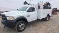 2018 Dodge 5500 5000lb Crane Mechanics Service Bed Truck Air 6.4L Gas S Manning Rd El Reno, Ok / N.E.Corner of I-40 & Manning - Image 3
