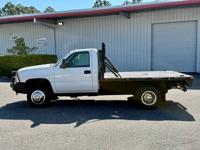 2005 CHEVROLET SILVERADO 3500 W/T 6.6L DURAMAX 4X4 FLAT BED WORK TRUCK NORTH JACVKSONVILLE - Image 3