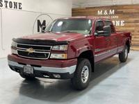 2007 Chevrolet Chevy Silverado 3500 LT Crew Cab 4X4 / 6.6L DIESEL / LBZ MOTOR /1 + MM Investment Cars-Gladstone / WE SHIP NATIONWIDE