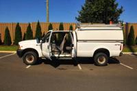 01 F350 Super duty 4WD Runs Great Utility Cap Ladder Racks 5.4l Northeast - Image 4