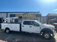 2019 FORD F-550 SUPER CREW 4X4 5000LB MECHANICS CRANE DIESEL ONE OWNER*GOOD CARFAX