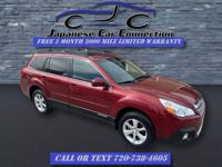 2014 Subaru Outback 25i Limited Ltd 25L 55k Exc Cond Clean title 1 owner w3 mo L Japanese Car Connection - Image 9