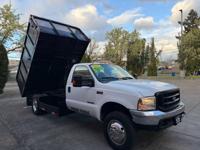 2001 FORD F-550 SUPER DUTY 7.3L DIESEL 111K.MI.12FT.DUMP TRUCK***SALE* PORTLAND OREGON - Image 2