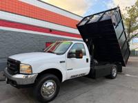 2001 FORD F-550 SUPER DUTY 7.3L DIESEL 111K.MI.12FT.DUMP TRUCK***SALE* PORTLAND OREGON - Image 4