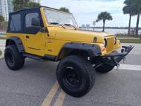 1999 JEEP WRANGLER TJ - 4.0L V6 MANUAL - ALL NEW SUSPENSION DAYTONA BEACH - REDS & BLUES - Image 7