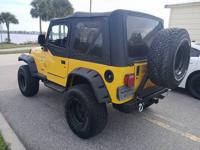 1999 JEEP WRANGLER TJ - 4.0L V6 MANUAL - ALL NEW SUSPENSION DAYTONA BEACH - REDS & BLUES - Image 10