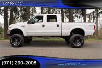 2002 Ford F-250 4x4 4WD F250 Crew Cab XLT V10 6.8L Auto LIFTED Black Lot 99 LLC B - Image 2