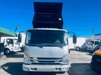 2018 ISUZU NRR 14 FT DUMP TRUCK 5.2L DIESEL 50K MILES 19500 GVWR GARDENA/ LOS ANGELES DELIVERY - Image 3