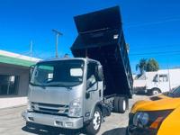 2018 ISUZU NRR 14 FT DUMP TRUCK 5.2L DIESEL 50K MILES 19500 GVWR GARDENA/ LOS ANGELES DELIVERY - Image 4