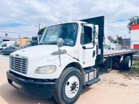 2019 FREIGHTLINER M2 106 DIESEL CUMMINS 24 FT FLATBED TRUCK LIFTGATE GARDENA LOS ANGELES - Image 4