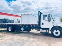 2019 FREIGHTLINER M2 106 DIESEL CUMMINS 24 FT FLATBED TRUCK LIFTGATE GARDENA LOS ANGELES - Image 9