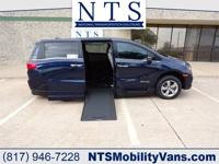 16K MILE HONDA ODYSSEY EX-L WHEELCHAIR HANDICAPPED MOBILITY RAMP VAN Irving, TX - Image 2