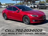 2017 Tesla Model S 75D--AWD--1 Owner--96k--Sunroof--Soundproofed--75 D LAS VEGAS