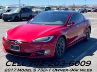 2017 Tesla Model S 75D--AWD--1 Owner--96k--Sunroof--Soundproofed--75 D LAS VEGAS - Image 3