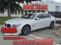 2012 BMW 740LI DOWN! WE CHOOSE OUR APPROVALS, NOT BANKS! Union Square