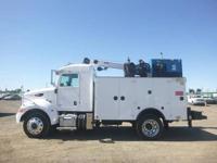 2013 Peterbilt PB337 IMT Crane Mechanic Utility Truck city of san diego - Image 5