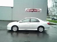 2008 TOYOTA COROLLA S-PKG 4-DOOR 4-CYL 5-SPEED MANUAL ALLOYS MOON NICE MOTION AUTOS 360-414-5279 LONGVIEW WA