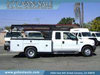 Ford F350 Extended Cab Utility Service Work Truck Ex-City 1-Ton Dually LOW MILES Great Hauling & Towing 9' Service Bed Tow Pkg