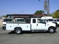 Ford F350 Extended Cab Utility Service Work Truck Ex-City 1-Ton Dually LOW MILES Great Hauling & Towing 9' Service Bed Tow Pkg - Image 3