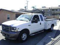 Ford F350 Extended Cab Utility Service Work Truck Ex-City 1-Ton Dually LOW MILES Great Hauling & Towing 9' Service Bed Tow Pkg - Image 5