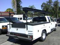 Ford F350 Extended Cab Utility Service Work Truck Ex-City 1-Ton Dually LOW MILES Great Hauling & Towing 9' Service Bed Tow Pkg - Image 7