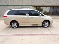 57K MILE TOYOTA SIENNA LIMITED HANDICAPPED WHEELCHAIR PWR RAMP VAN Irving, TX - Image 3