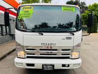 2008 ISUZU NPR W5500HD DIESEL 208K.MI.16FT.STAKE FLAT BED+LIFT TRUCK** PORTLAND OREGON - Image 3