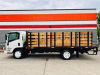 2008 ISUZU NPR W5500HD DIESEL 208K.MI.16FT.STAKE FLAT BED+LIFT TRUCK** PORTLAND OREGON - Image 5