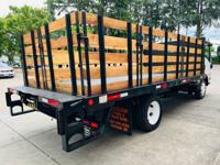 2008 ISUZU NPR W5500HD DIESEL 208K.MI.16FT.STAKE FLAT BED+LIFT TRUCK** PORTLAND OREGON - Image 6