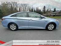2012 Hyundai Sonata BLUE HYBRID 40+ MPG DOOR DASH, TURO, UBER EATS R snohomish county - Image 7