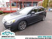2013 Subaru Impreza Wagon 2.0i Sport Premium wagon Dark Gray Metallic CALL 503-836-3777 FOR AVAILABILITY