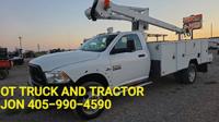 2013 Dodge Ram 4500 40ft Bucket Sevice Utility Bed Truck 6.7L Dsl S Manning Rd El Reno, Ok / N.E.Corner of I-40 & Manning - Image 2