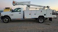 2013 Dodge Ram 4500 40ft Bucket Sevice Utility Bed Truck 6.7L Dsl S Manning Rd El Reno, Ok / N.E.Corner of I-40 & Manning - Image 10