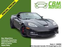 2012 Chevrolet Corvette Z16 Grand Sport w/3LT**EZ FINANCING -LOW DOWN! BAD CREDIT-NO CREDIT-FIRST TIME BUYER-NO PROBLEM! 👌