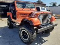 1984 Jeep CJ7 6 CYL MANUAL Gorgeous Orange with Black EZ Custom4x4 - Image 3