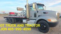 2012 Peterbilt 348 Tandem Rollback Flatbed Equipment Tow Truck Auto 20 S Manning Rd El Reno, Ok / N.E.Corner of I-40 & Manning - Image 2