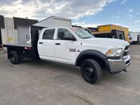 2018 Dodge Ram 4500 12' FLATBED, 4WD, CUMMINS DIESEL, CREW CAB - Image 8
