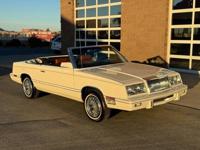 1982 Chrysler Le Baron Medallion Mark Cross Convertible SKU:AA1109 Henderson, NV - Image 3